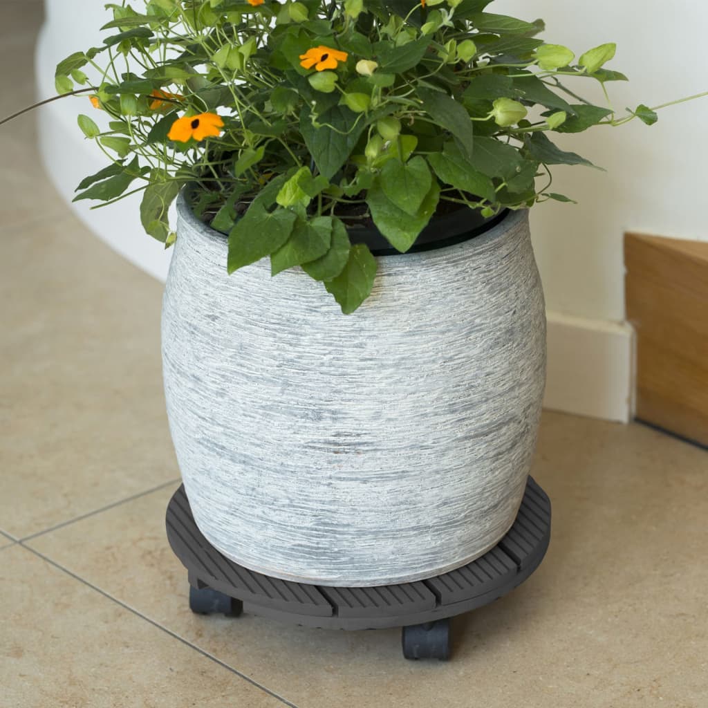 Nature Nature Plant chariot Round Ø30 cm anthracite -colored