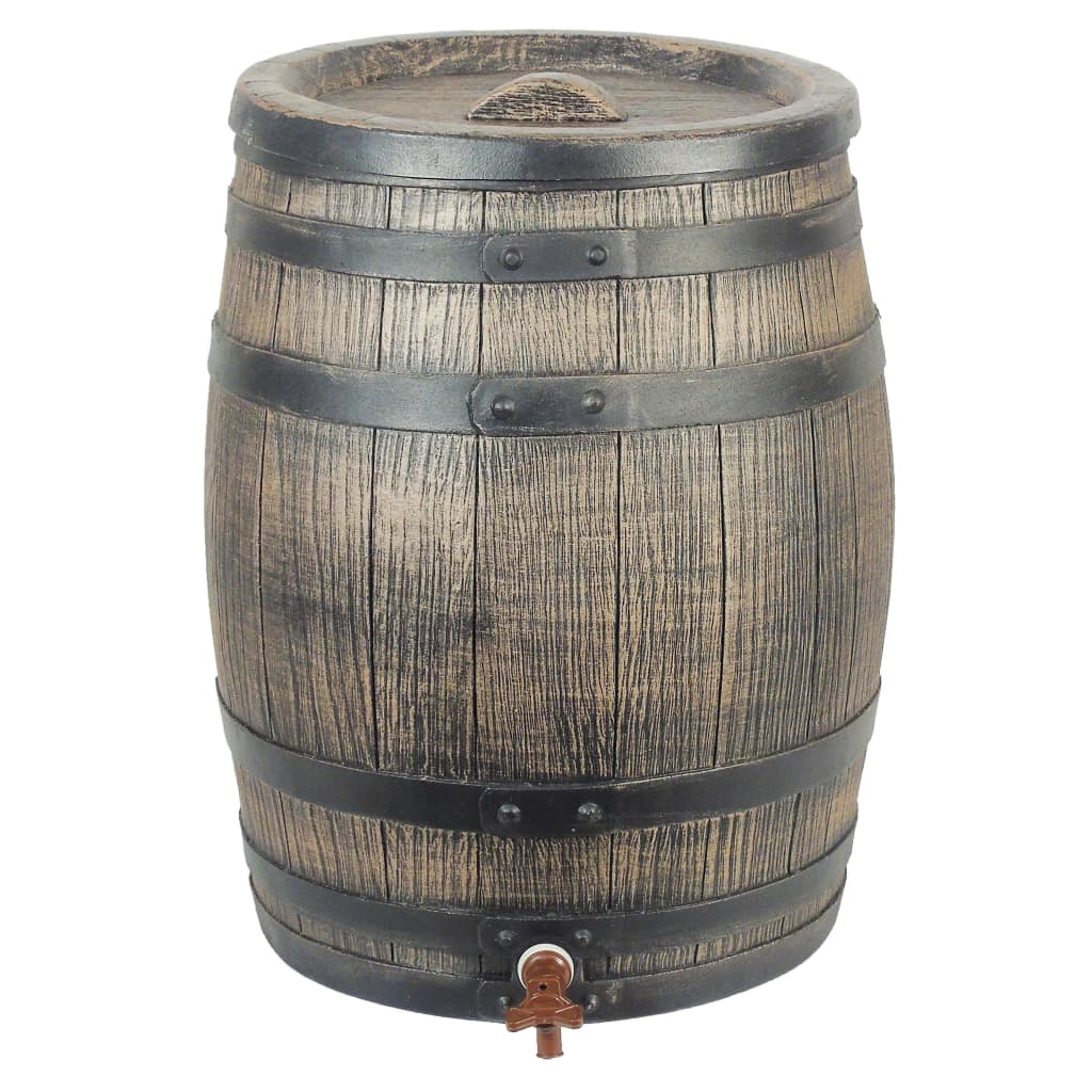 Nature Nature Rain Barrel z drewnianym drewnianym 120 L 50,5x66 cm brąz