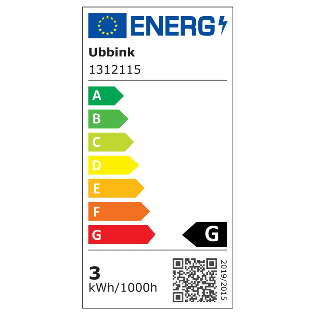 Ubbink ubbink lysstripe med 20 lysdioder 30 cm hvit 1312115