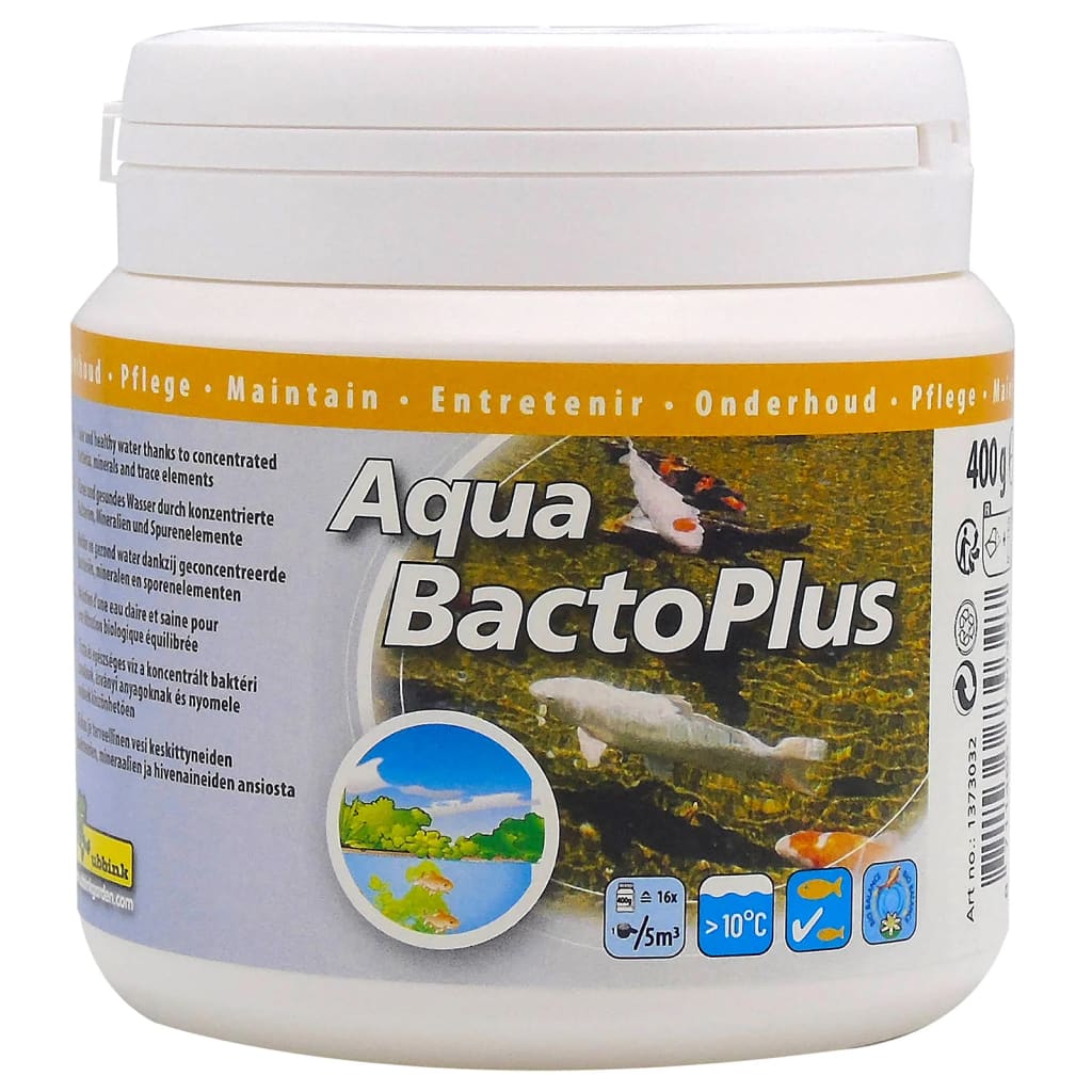 Ubbink Ubbink Vijverwaterbehandeling Aqua Bacto Plus 400 ml voor 80000 L