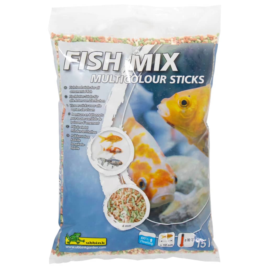 Ubbink Ubbink Fish food Fish Mix Multicolour Sticks 4 mm 15 L