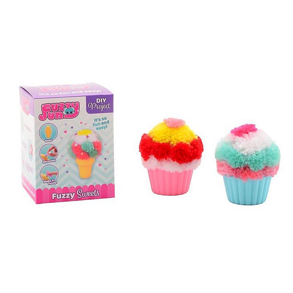 Crea cupcake Fuzzy Fuzzy di base