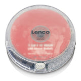 Lenco Lenco CD-012TR Portable CD Speler met Oplaadfunctie Transparant