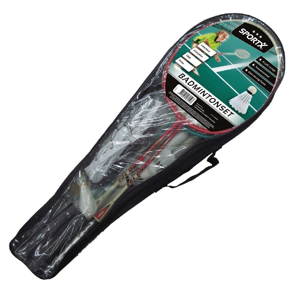 Sportx Badmintonset mat Net