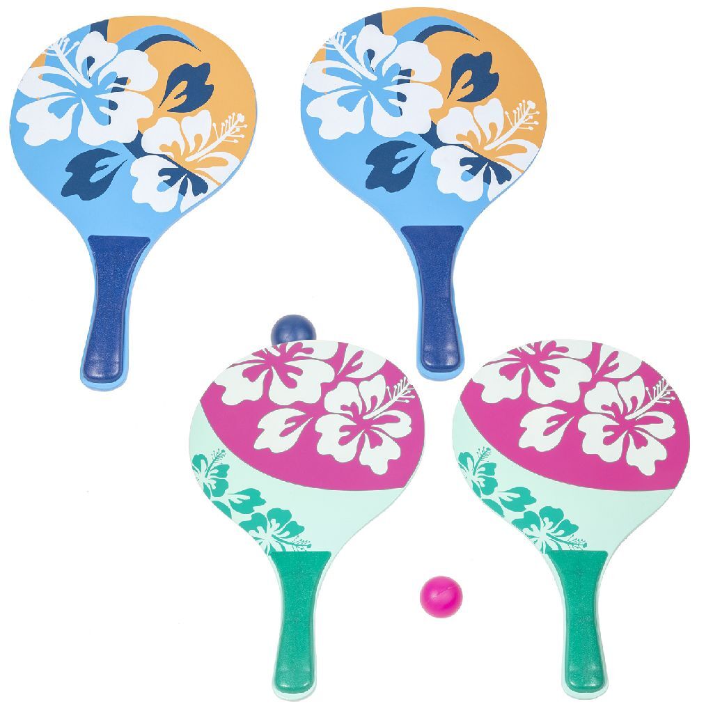 Summertime Beachball Set Flower Print 3-Piece