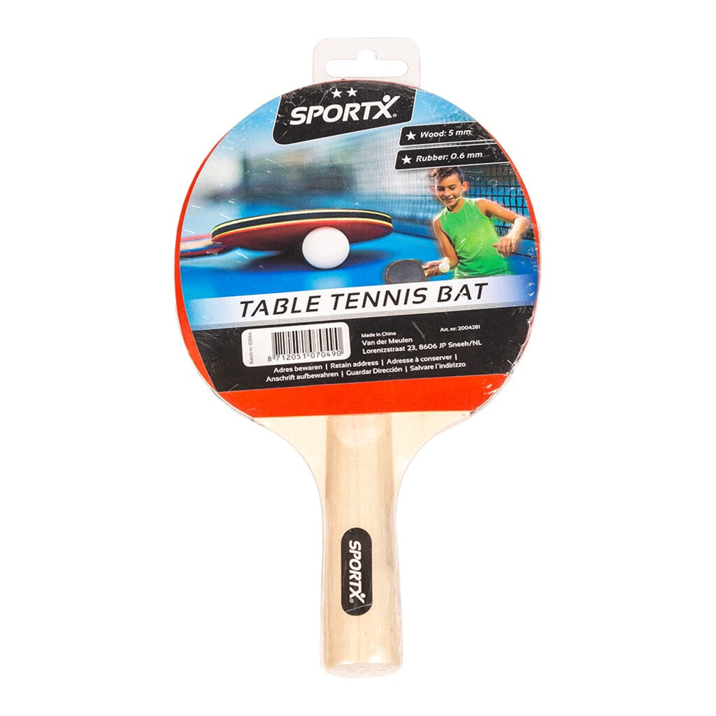 SportX Table tennis bat, 2 stars