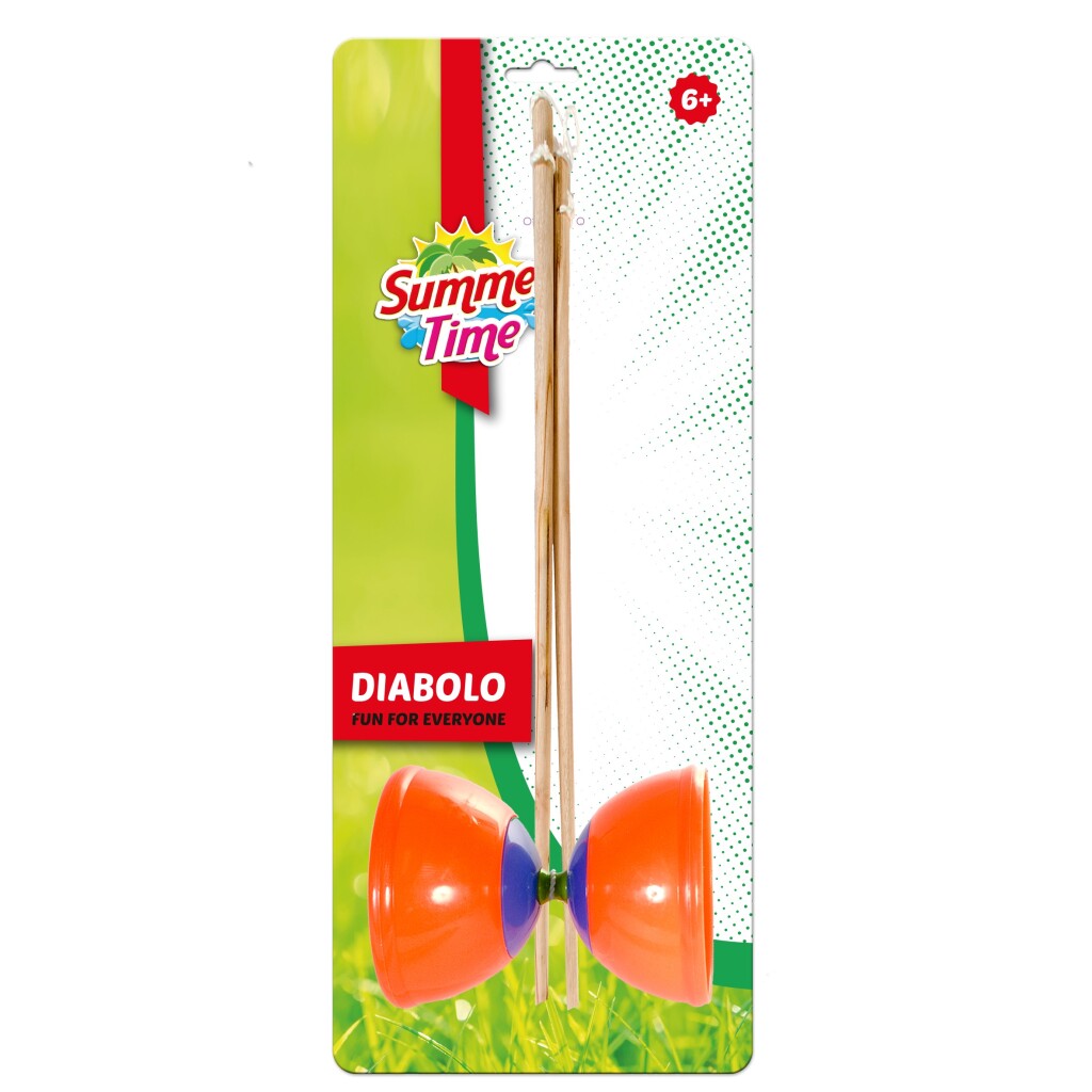 Summertime Diabolo Orange Blue