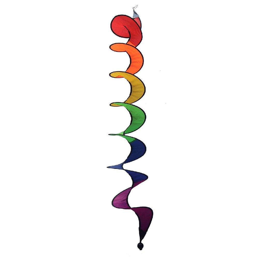 Spirale di catcher del vento arcobaleno Rhombus 23x163 cm