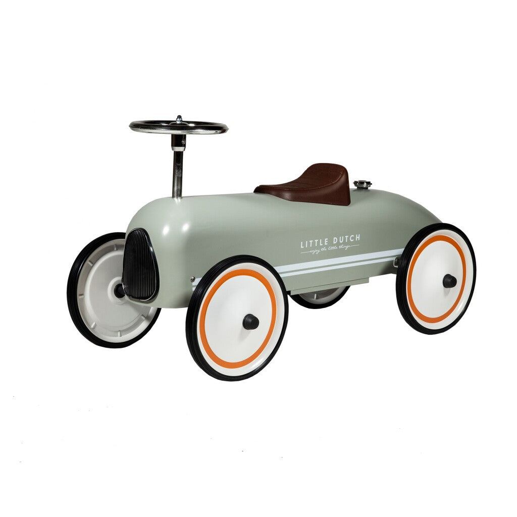 Little dutch retro loopauto 75x40x40 cm groen