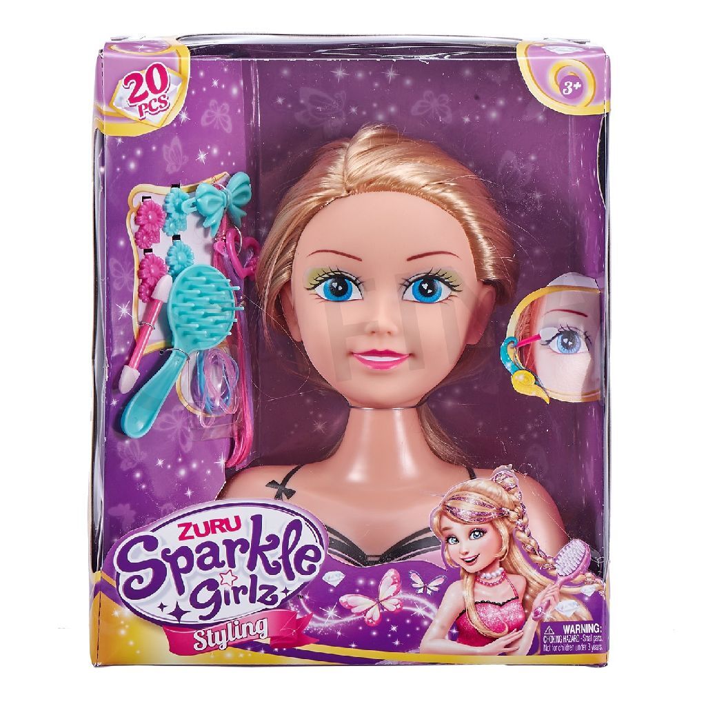 Zuru Sparkle Girlz Kapkop with hair accessories