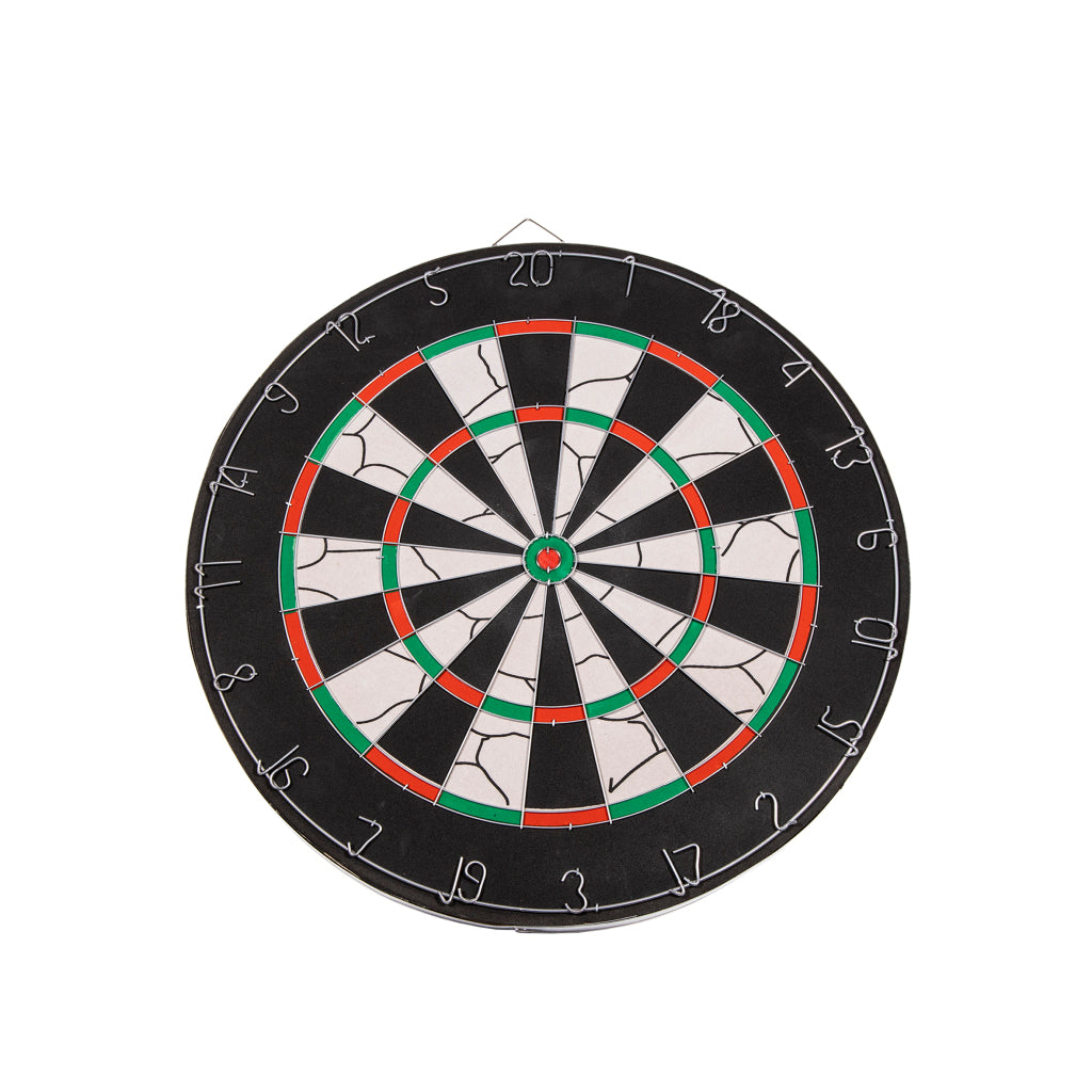 SportX Dartbord flockade med 6 dart