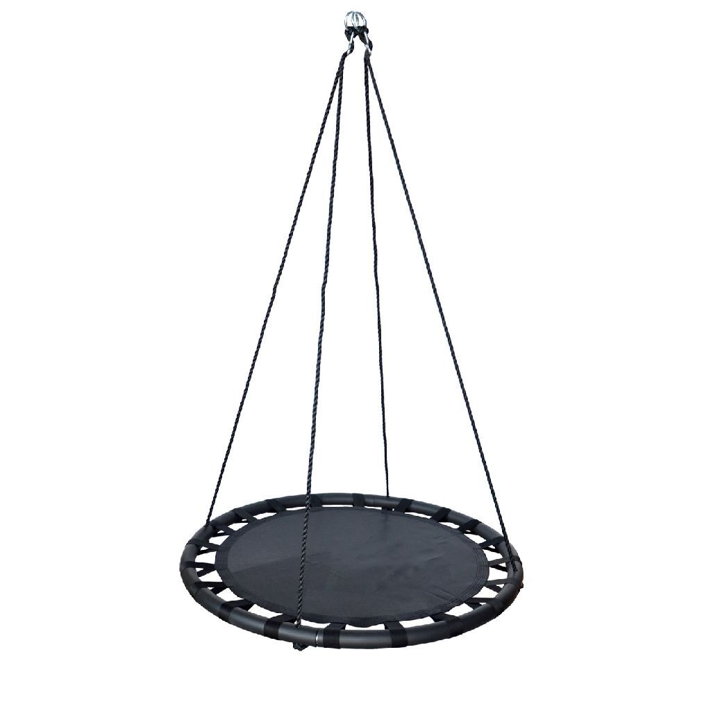 Outdoor play outdoor swing mat 100 cm black