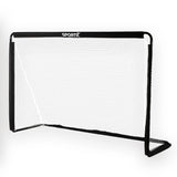 SportX metal football goal 182x60x122 cm black