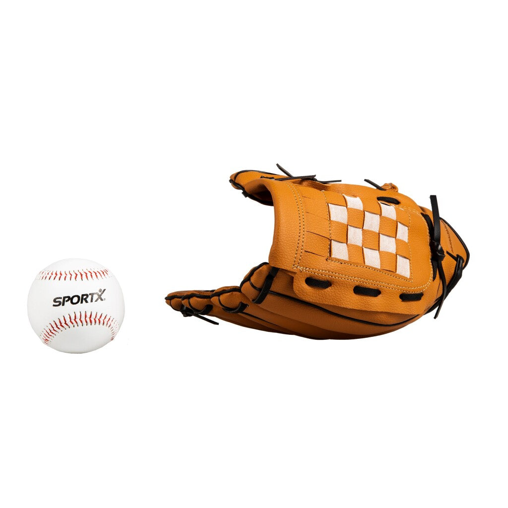 Gant de baseball sportx avec balle