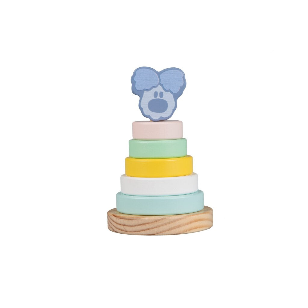 Rubo Toys Woezel och Pip Woezel Baby Stack Tower, 7dlg.