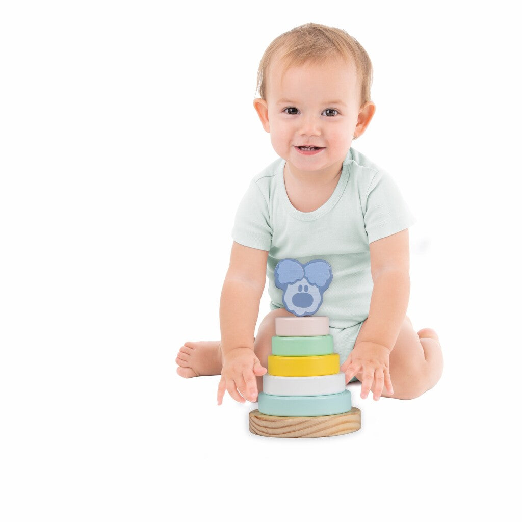 Rubo Toys Woezel and Pip Woezel Baby Stack Tower, 7dlg.