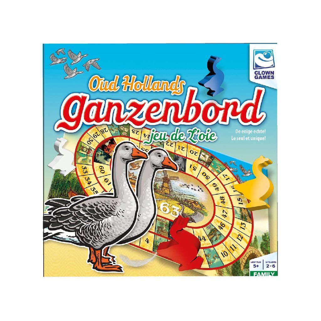 Clownspiele Ganzenbord Deluxe