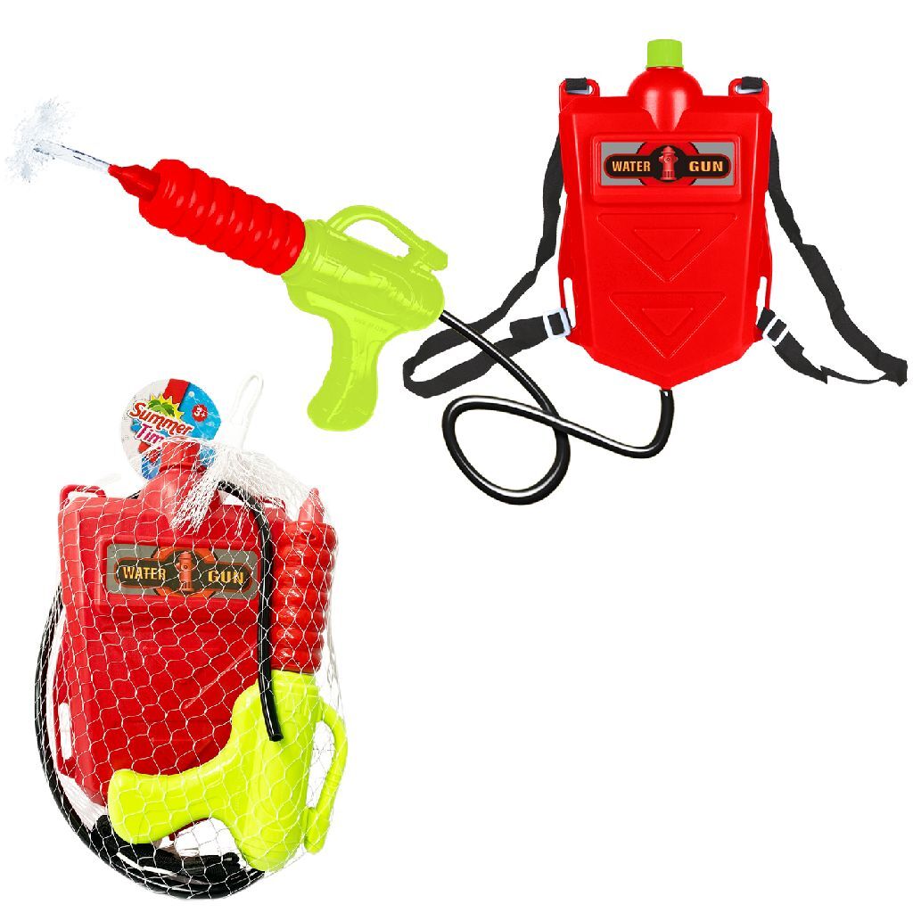 Summertime fire brigade water gun 2000 ml red yellow