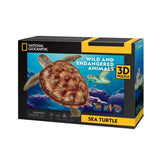 Cubic Fun National Geographic 3D Puzzle Sea Turtle 31 stycken