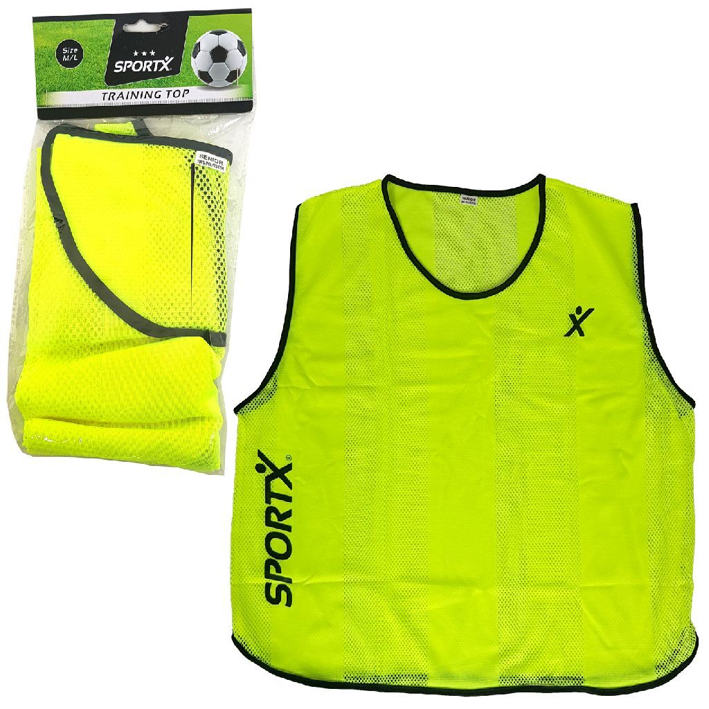 Chalecos de entrenamiento Sportx M L amarillo