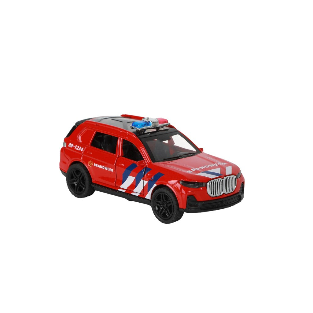 112 Pull-Back Fire Brigade SUV 1:36 + Světlo a zvuk