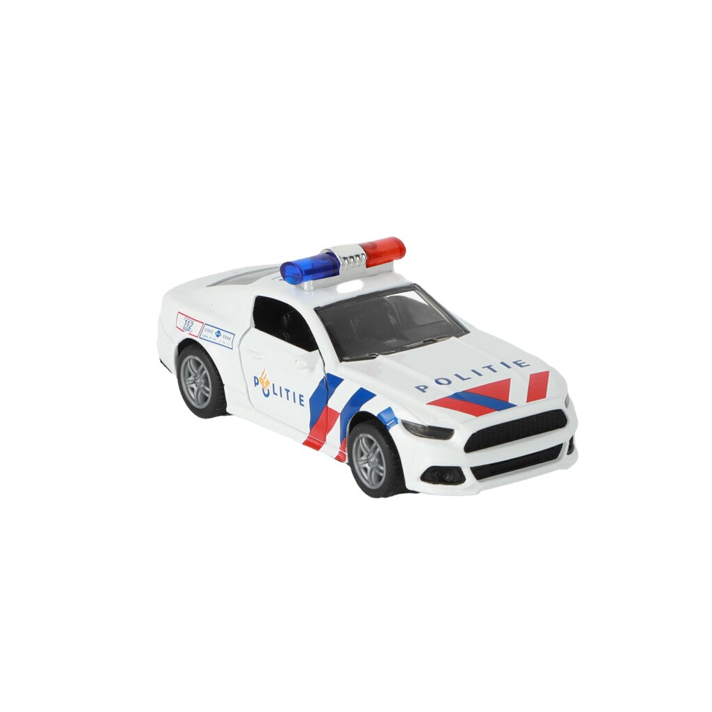 112 Toll Back Police Sports Car 1:36 + Light and Sound