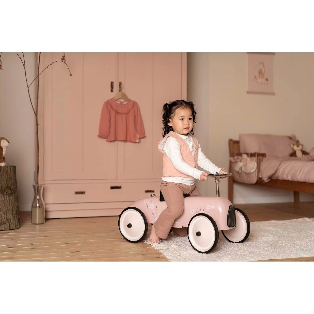 Little Dutch Retro Loopauto 75x40x40 cm Roze