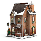 Kubična zabavna 3d Puzzle Hollands Huisje Winter Clog Maker + Light 53 kosov