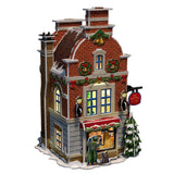 Kubična zabavna 3d Puzzle Hollands Huisje Winter Cheese Shop + Light 60 kosov