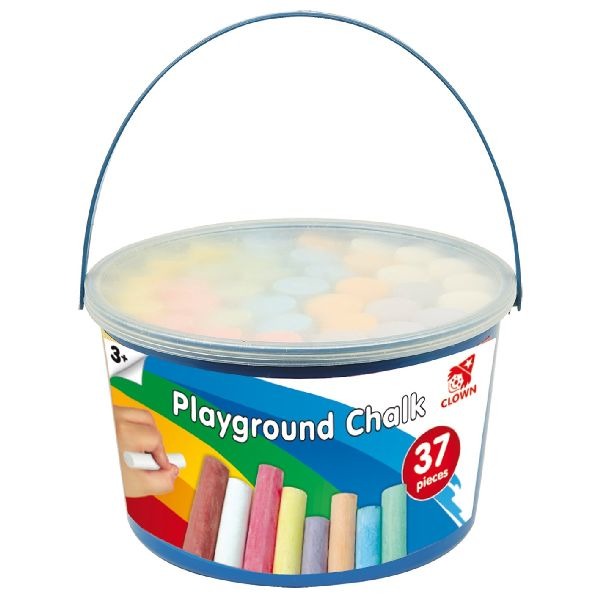 Basic Playground Sidewalk Chalk 37 Stücke in Tonne