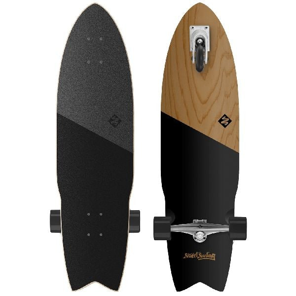 Street Surfing Street Surfing Shark Attack 36 Self -driving longboard Koa Black