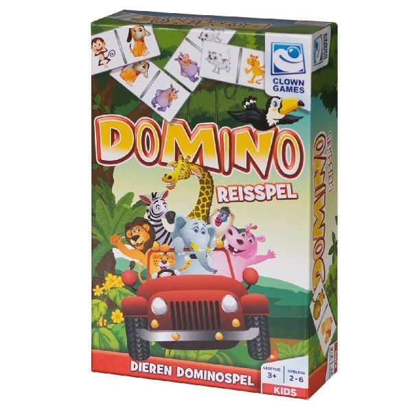 Klovnespill domino reisespill