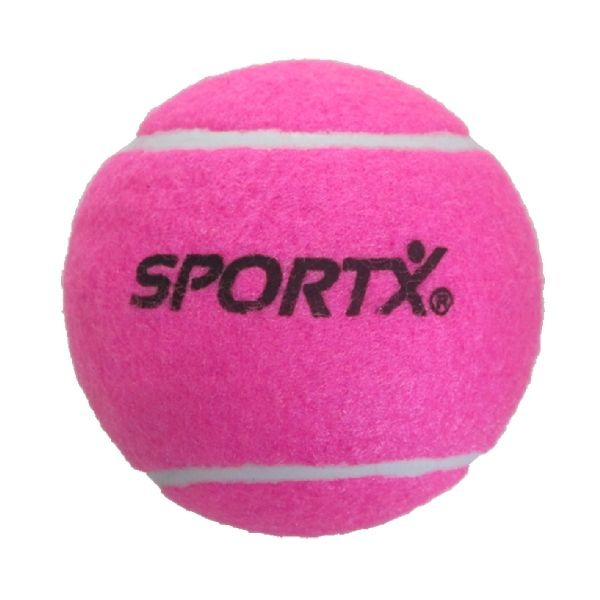 Sportx Jumbo Tennisballs l rosa, 13cm