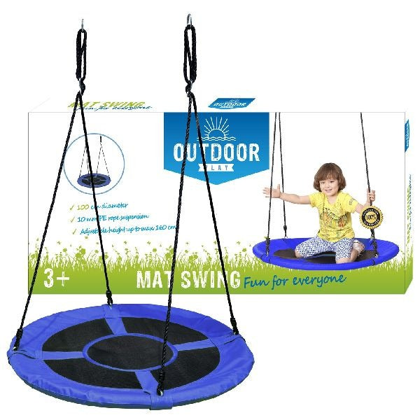 Zunanja igra na prostem Swing Matt Blue, 100 cm