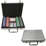 Clown games poker set in aluminum suitcase, 202dlg.