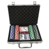 Clown games poker set in aluminum suitcase, 202dlg.