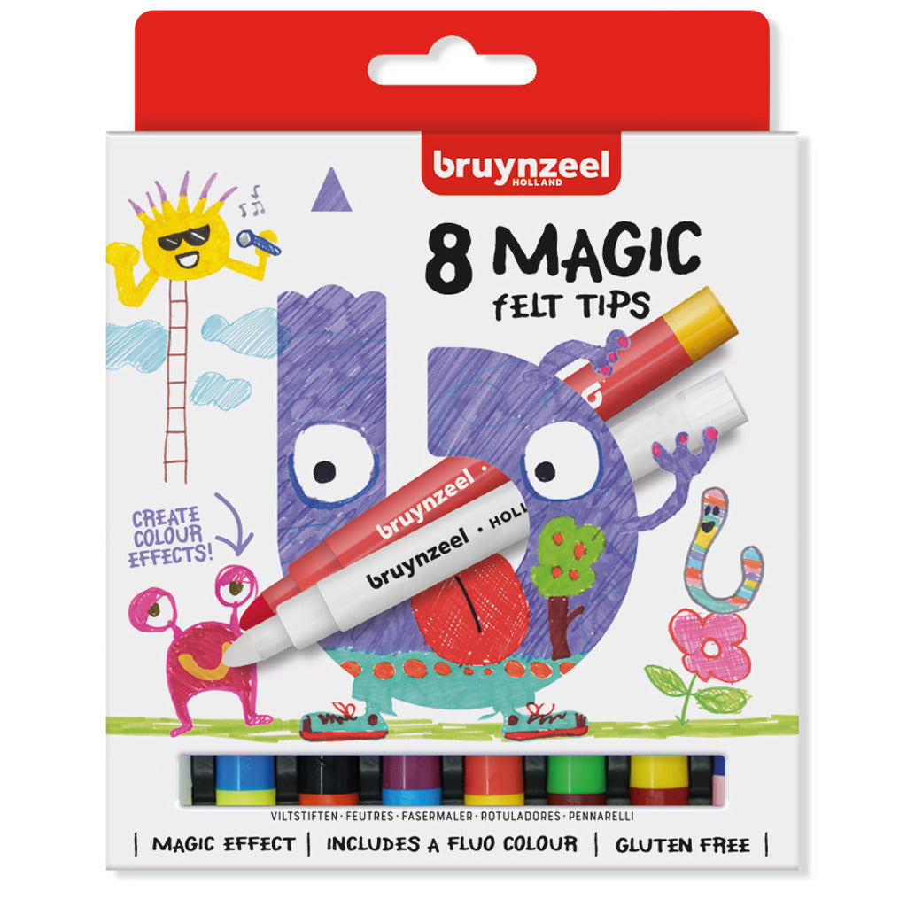 Bruynzeel Kids Magical Markers, 8: e.