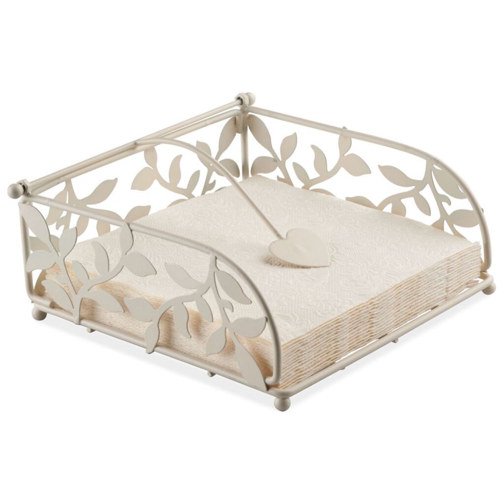 Ambiente Ambiente Serviettenhalter 18x18 cm Creme