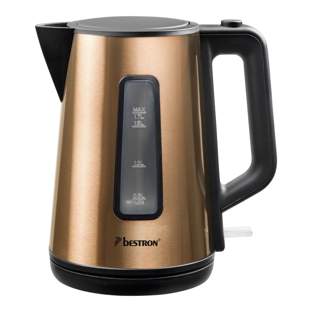 Bestron Awk1000co Kettle 1,7L 2200 W Copper Black