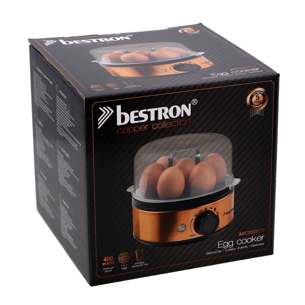 Bestron AEC2000co Eier Cooker Copper Negro