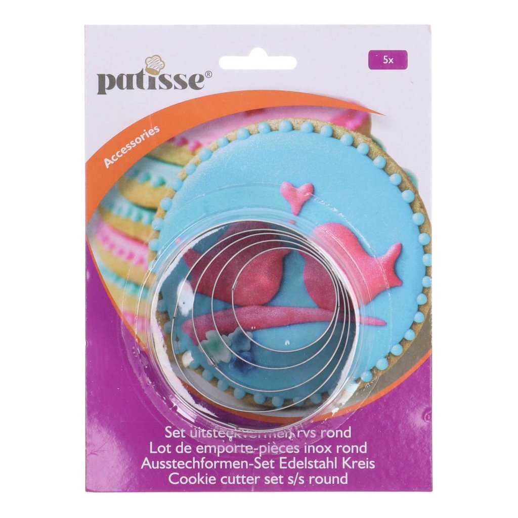 Patisse protrudes around 5-piece stainless steel