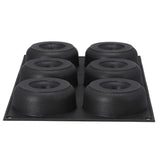 Patisse donut form 6 comparts 29x17 cm black silicone