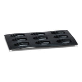 Patisse Madeleinevorm 9 Vaks 29x17 cm silicone nero