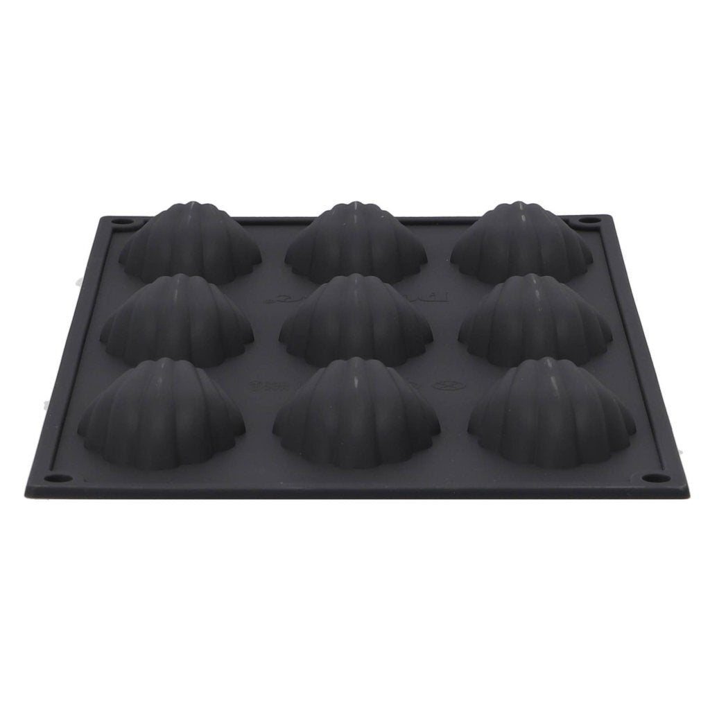 Patisse Madeleinevorm 9 Vaks 29x17 cm silicone nero