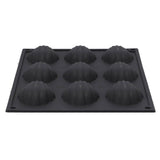 Patisse Madeleinevorm 9 Vaks 29x17 cm silicone nero