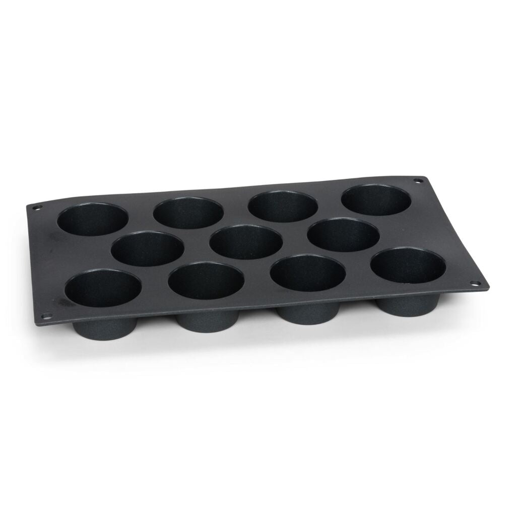 Patisse mini muffin forma 11 comparti 29x17 cm silicone nero