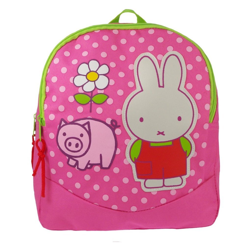 Miffy Backpack Pink Green