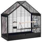 BEEZTEES BEEZTEES Cage d'oiseau Yara 71x35x70 cm Black