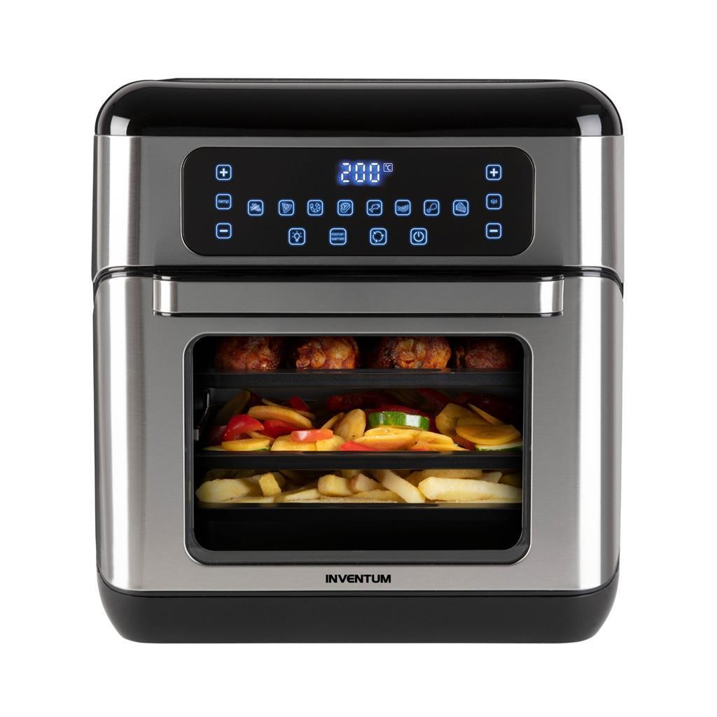 Inventum inventum gf1200hld mini oven 12l 1500w zwart rvs