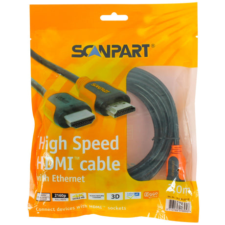 Scanpart Scanpart HDMI Kabel Oranje 3m